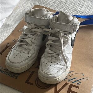 Nike White High-Top Sneakers Air Force 1